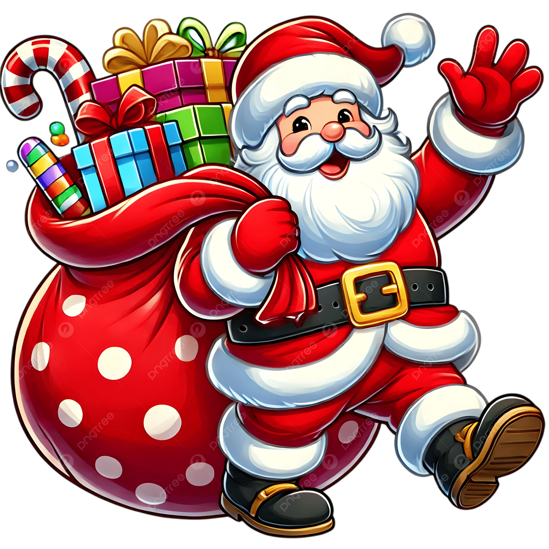 Pngtree download santa claus merry christmas free illustration transparent background for png image 19934065